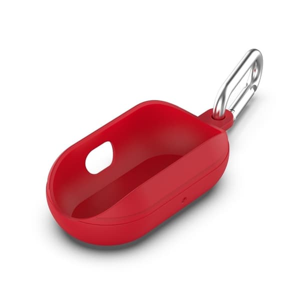 Samsung Galaxy Buds silikoneetui med krog - Rød Red