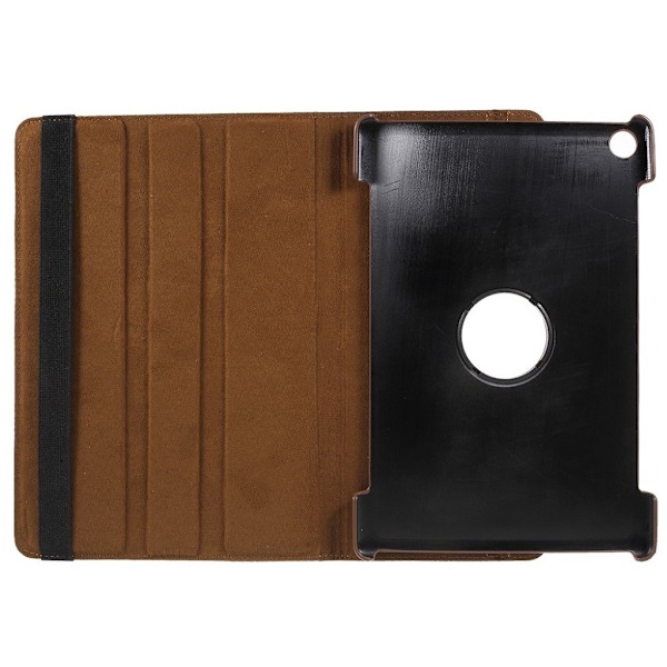 Huawei MediaPad M5 10 Nahka 360 Pyörivä Suoja Kuori - Ruskea Brown