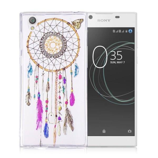 Sony Xperia L1 silikone cover med motiv - Drømmefanger Multicolor