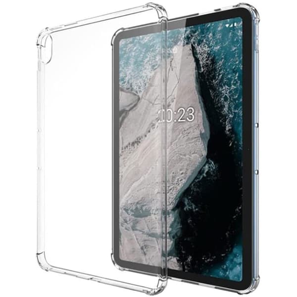 Klart, fleksibelt TPU-deksel for Nokia T20 Transparent