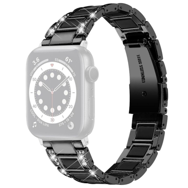 Apple Watch Series 8 (45mm) / Watch Ultra rhinestone urrem i rus Black