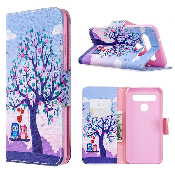 Wonderland LG K61 kotelot - Puu ja Pöllöt Multicolor