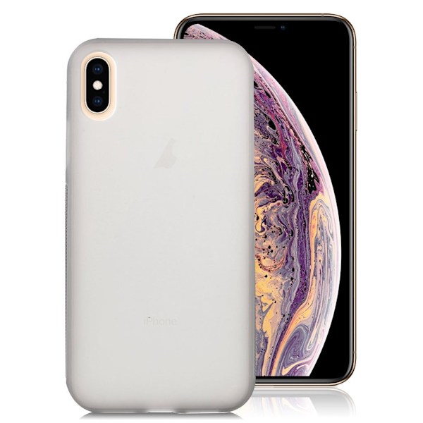 iPhone 9 Plus mobilskal silikon halkfri - Grå Silvergrå