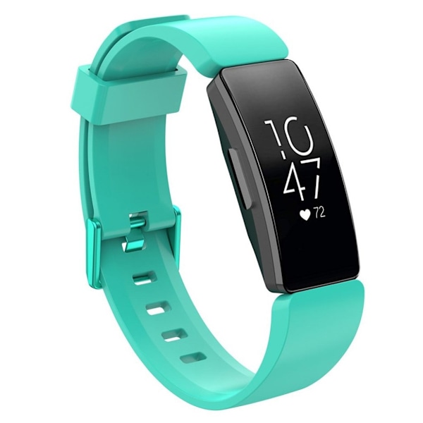 Fitbit Inspire / Inspire HR silikoninen kellonauha - Koko: S / Syaani Green