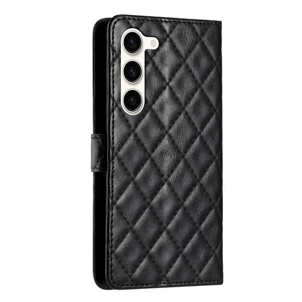 Funktionelt Samsung Galaxy S23 rombe etui med pung Black