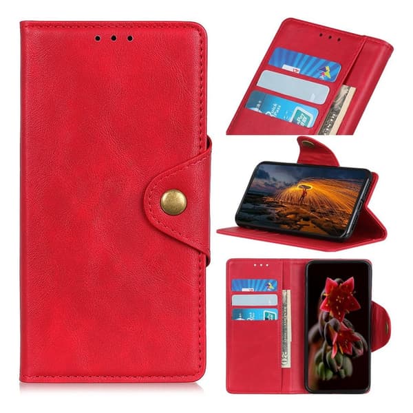 Alpha läder Huawei P Smart Z fodral - Röd Röd
