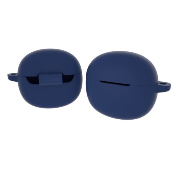 QCY T20 AilyPods silicone case with buckle - Dark Blue Blå
