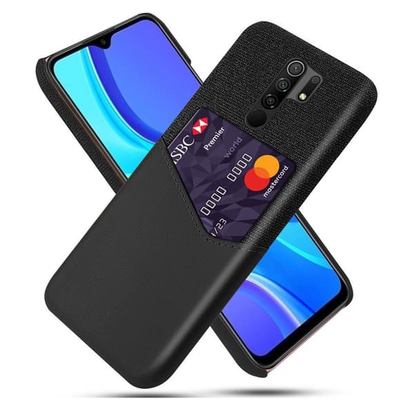 Bofink Xiaomi Redmi 9 Card deksel - Svart Black