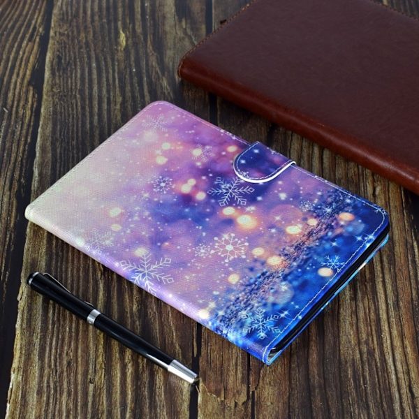 iPad Mini (2019) mönstrat läderfodral - Snö multifärg