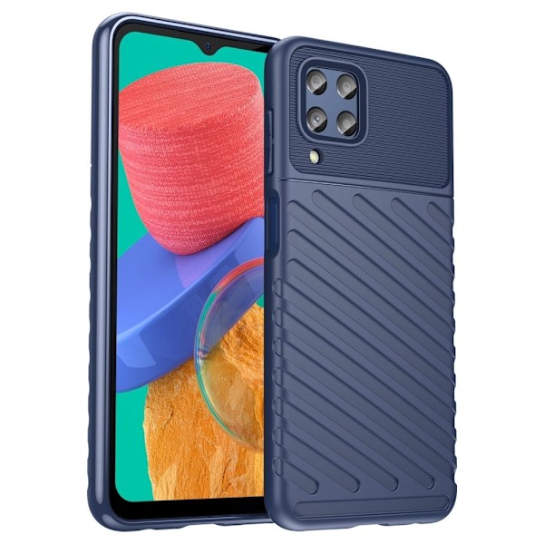 Thunder Samsung Galaxy M33 5G deksel - Blå Blue