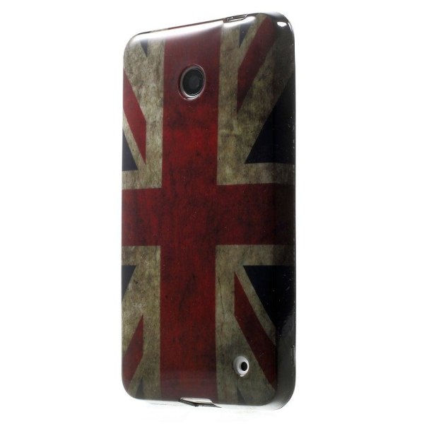 Westergaard cover til Nokia Lumia 630 - Gammeldags britisk flag Multicolor