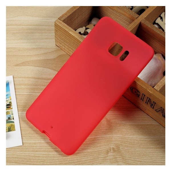 HTC U Ultra Joustava Matta Muovikuori - Punainen Red