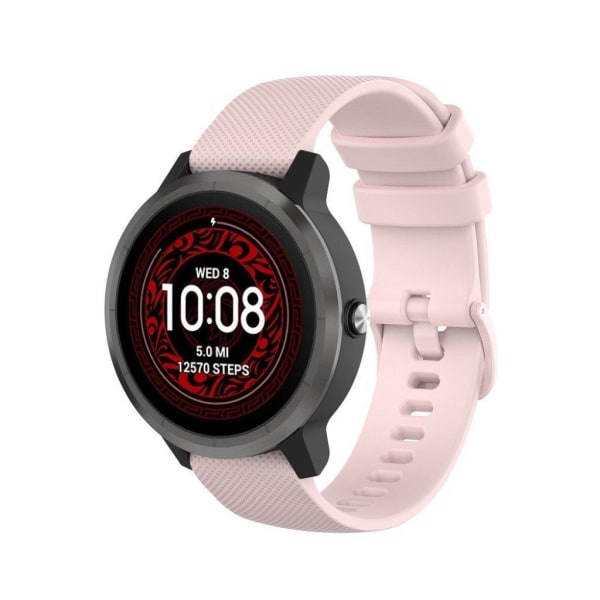 Garmin Vivoactive 3 / 3 Music / Venu silikoninen ranneke - Ruusukulta Pink