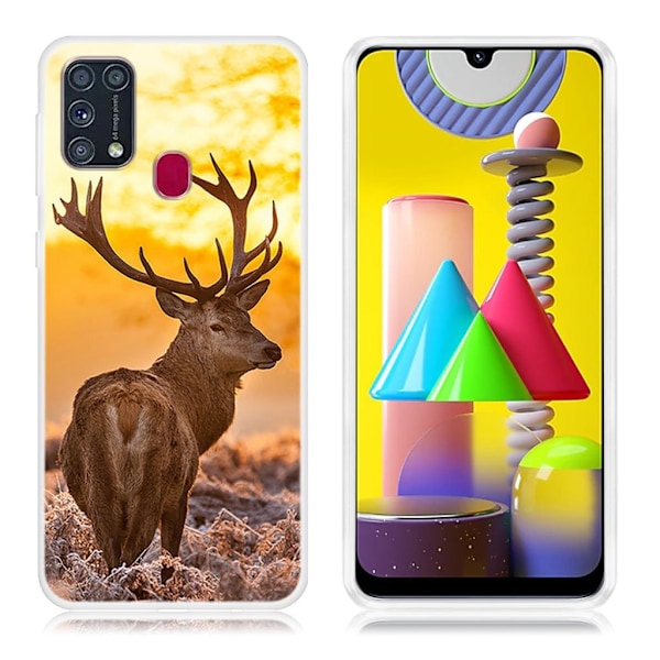 Deco Samsung Galaxy M31 Etui - Elk Multicolor
