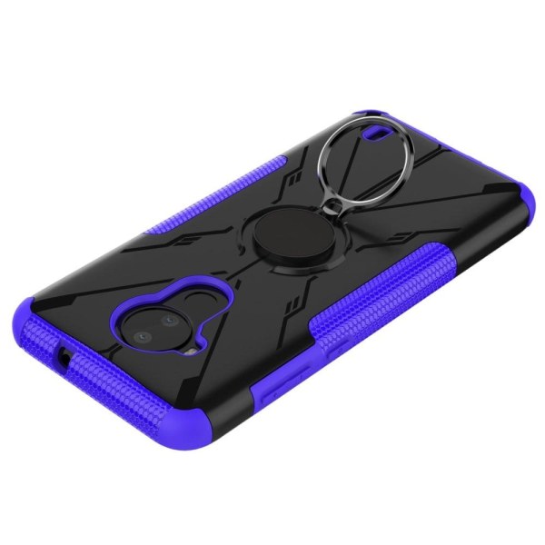 Kickstand-cover med magnetisk plade til Nokia C30 - Lilla Purple
