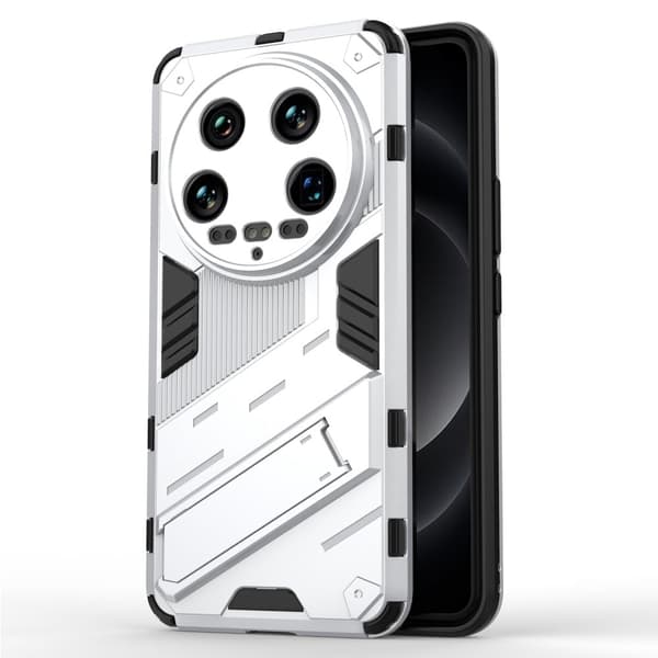 Stødsikkert moderne Xiaomi 14 Ultra hybridcover - Hvid White