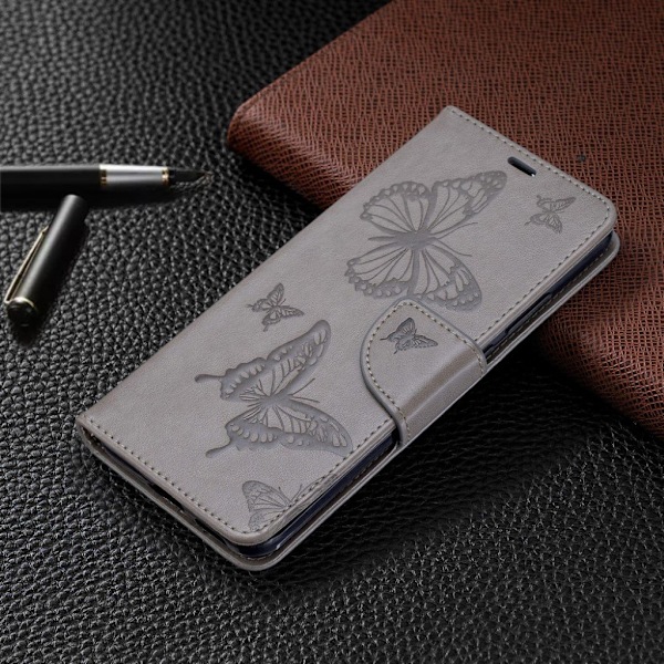 Butterfly Huawei P40 Pro etui - Grå Silver grey