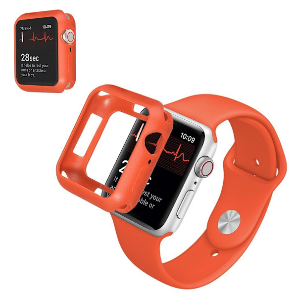 Apple Watch Series 3/2/1 38mm holdbart bumper frame - Orange Orange