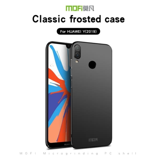 MOFI Huawei Y7 2019 ultra-tyndt etui - Sort Black