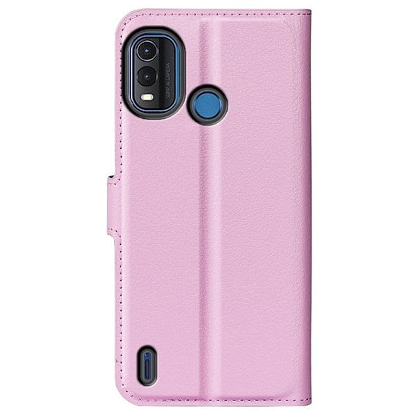 Klassisk Nokia G11 Plus Flip Etui - Lyserød Pink