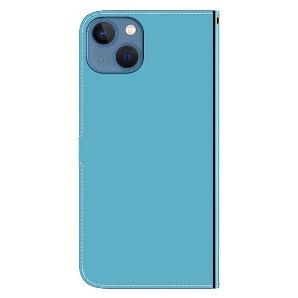 Mirror iPhone 14 Plus flip case - Sininen Blue
