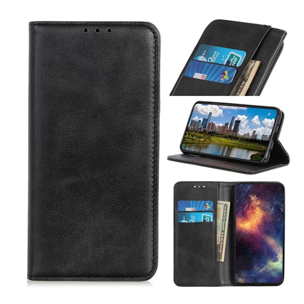 Samsung Galaxy S10 Plus Split läderfodral - Svart Svart