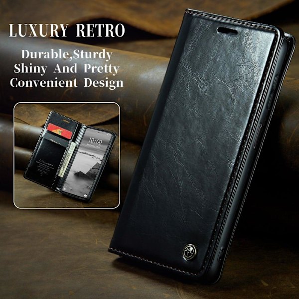 CaseMe Xiaomi Poco X5 / Redmi Note 12 Smooth Etui - Sort Black