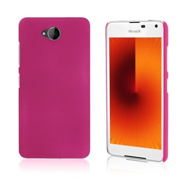 Gummerad Hårt PC-skal för Microsoft Lumia 650 - Varm Rosa Rosa