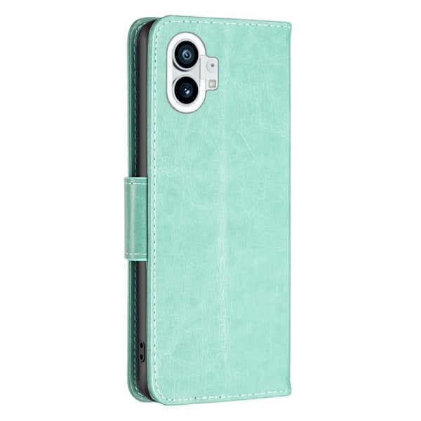Sommerfugl Nothing Phone (1) Flip Etui - Grøn Green