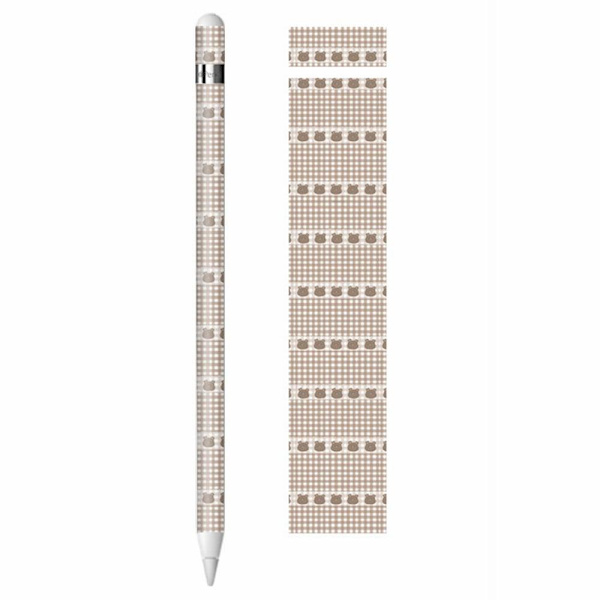 Apple Pencil cool tarra - Ruskea Possu Brown