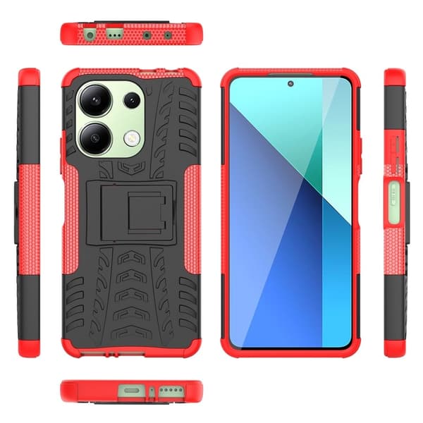 Offroad Xiaomi Redmi Note 13 4G deksel - Rød Red