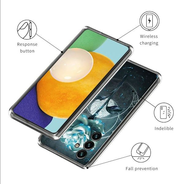 Deco Samsung Galaxy A34 5G Suojakotelo - Rose Green