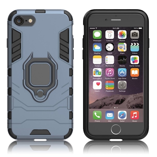 Ring Guard kuoret - iPhone SE 2020 - Sininen Blue