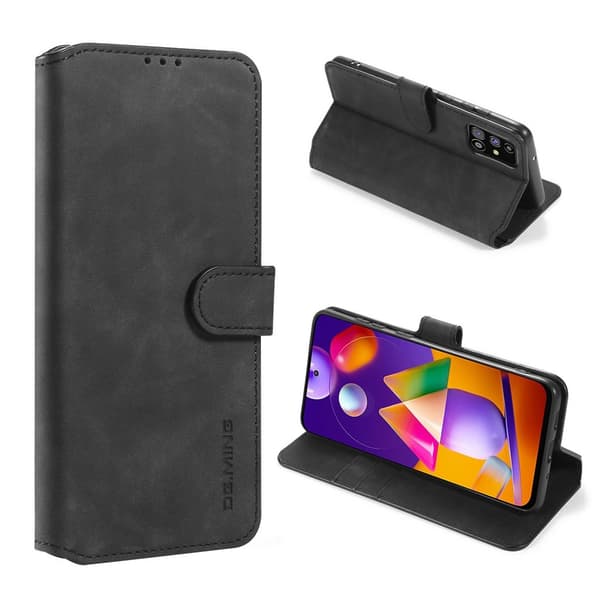 DG.MING Samsung Galaxy M31s retrokuoret - Musta Black