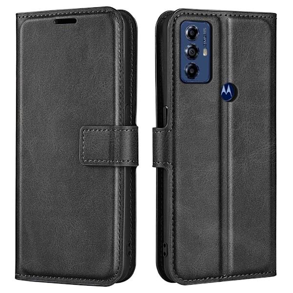 Lompakko Nahkakotelo For Motorola Moto G Play (2023) - Musta Black