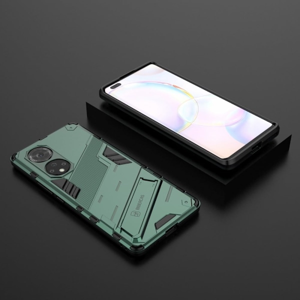 Shockproof Hybrid Suojakuori With A Modern Touch For Huawei Nova 9 Pro / Honor 50 Pro - Vihreä Green