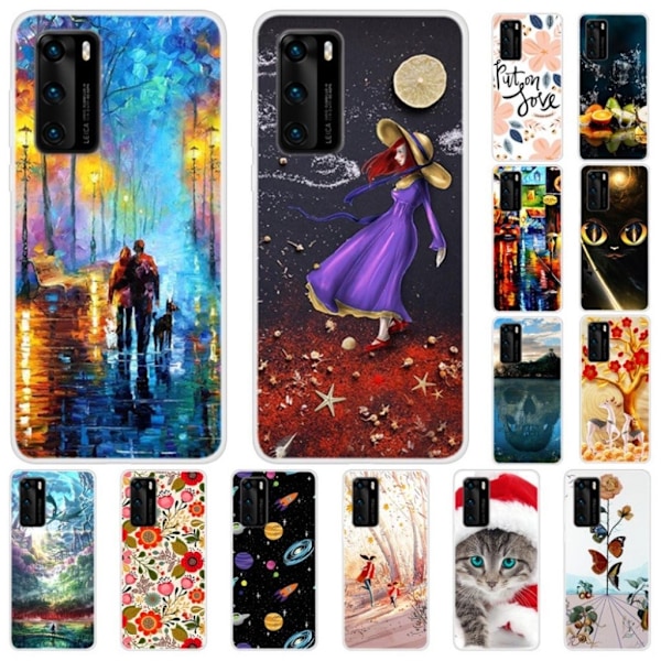 Deco Huawei P40 kuoret - Planeetta Multicolor