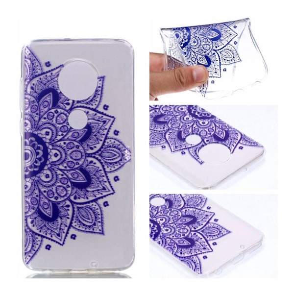 Motorola Moto G7 -kotelo - Puoli Mandala Purple