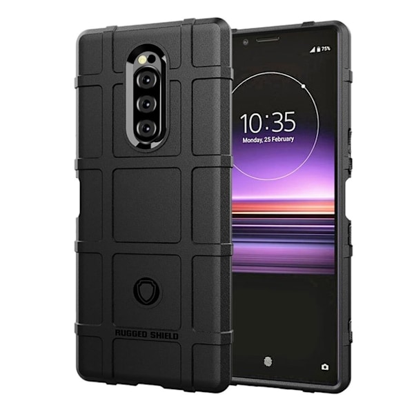 Sony Xperia 1 square Fyrkants fodral - Svart Svart