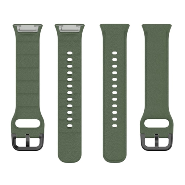 Oppo Watch Free silikoninen kellohihna - Tummanvihreä Green