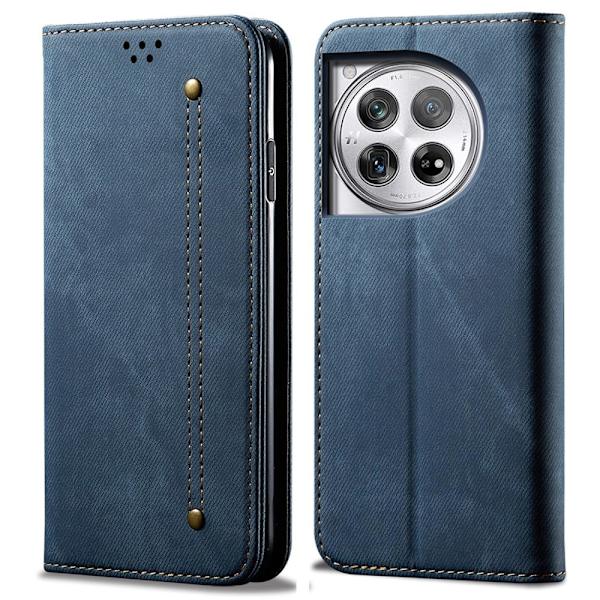 Jeans OnePlus 12 flip case - Sininen Blue