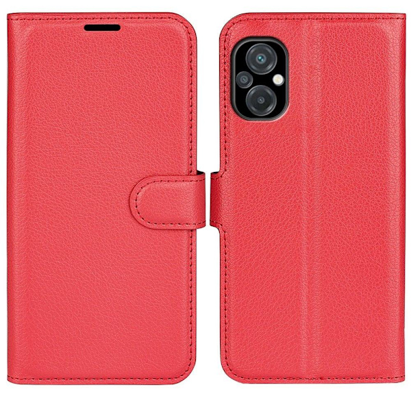 Classic Xiaomi Poco M5 Läppäkotelo - Punainen Red