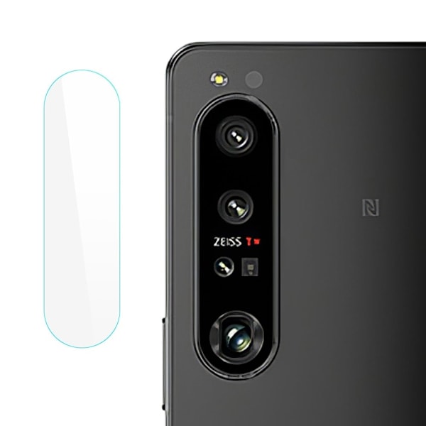 Sony Xperia 1 IV kameralinsebeskyttelse af hærdet glas Transparent