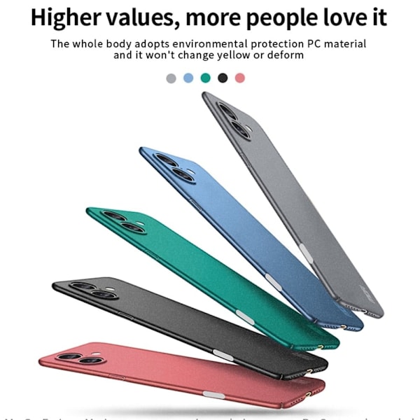 MOFI slim shield til iPhone 16 - Blå Blue