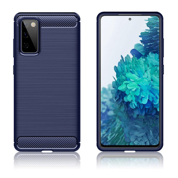 Carbon Flex Samsung Galaxy S20 FE skal - Blå Blå