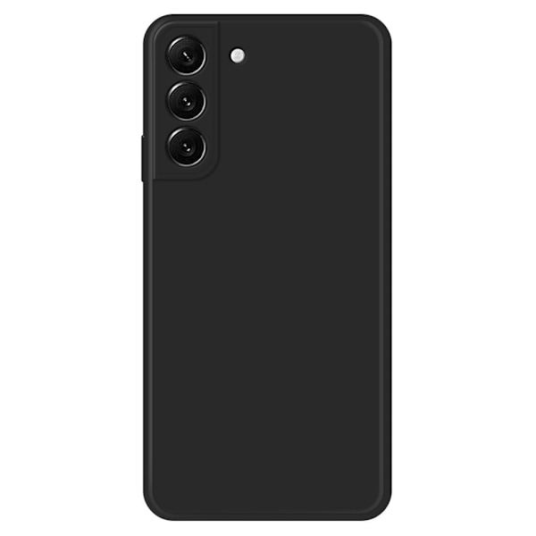 Skråt gummibelagt cover mod fald til Samsung Galaxy S22 - Sort Black