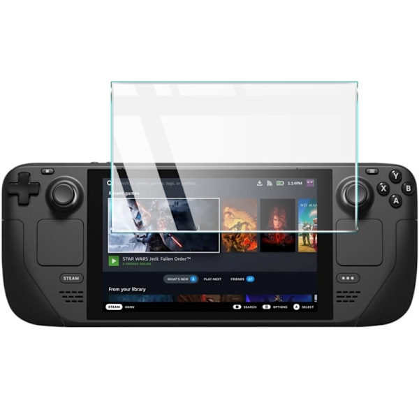 IMAK H Steam Deck 9H tempered glass screen protector Transparent