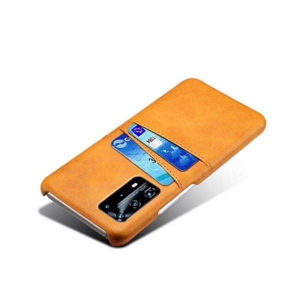 Dual Card kuoret - Huawei P40 - Oranssi Orange
