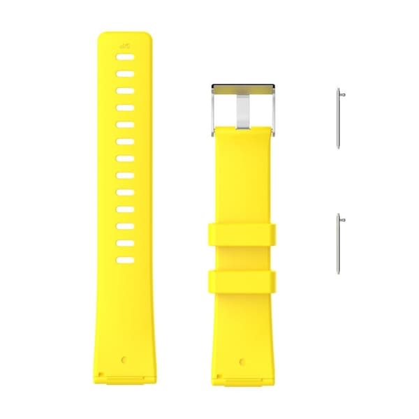 Trendikäs vaihtoranneke Fitbit Versa-kellolle - Keltainen Yellow