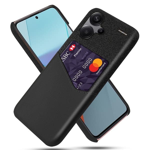 Bofink Xiaomi Redmi Note 13 Pro Plus kortskal - Svart Svart